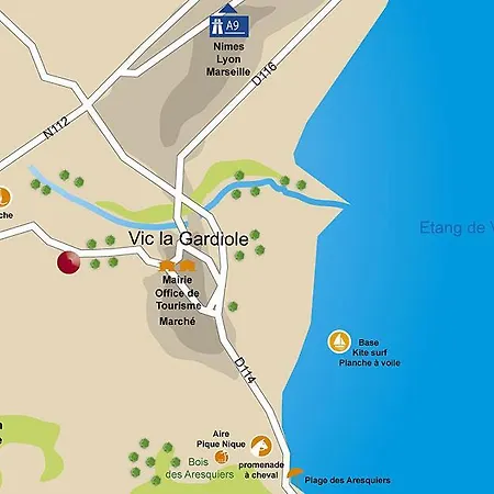 Camping Les Salins De La Gardiole, Mobile 6 Personnes * Vic-la-Gardiole